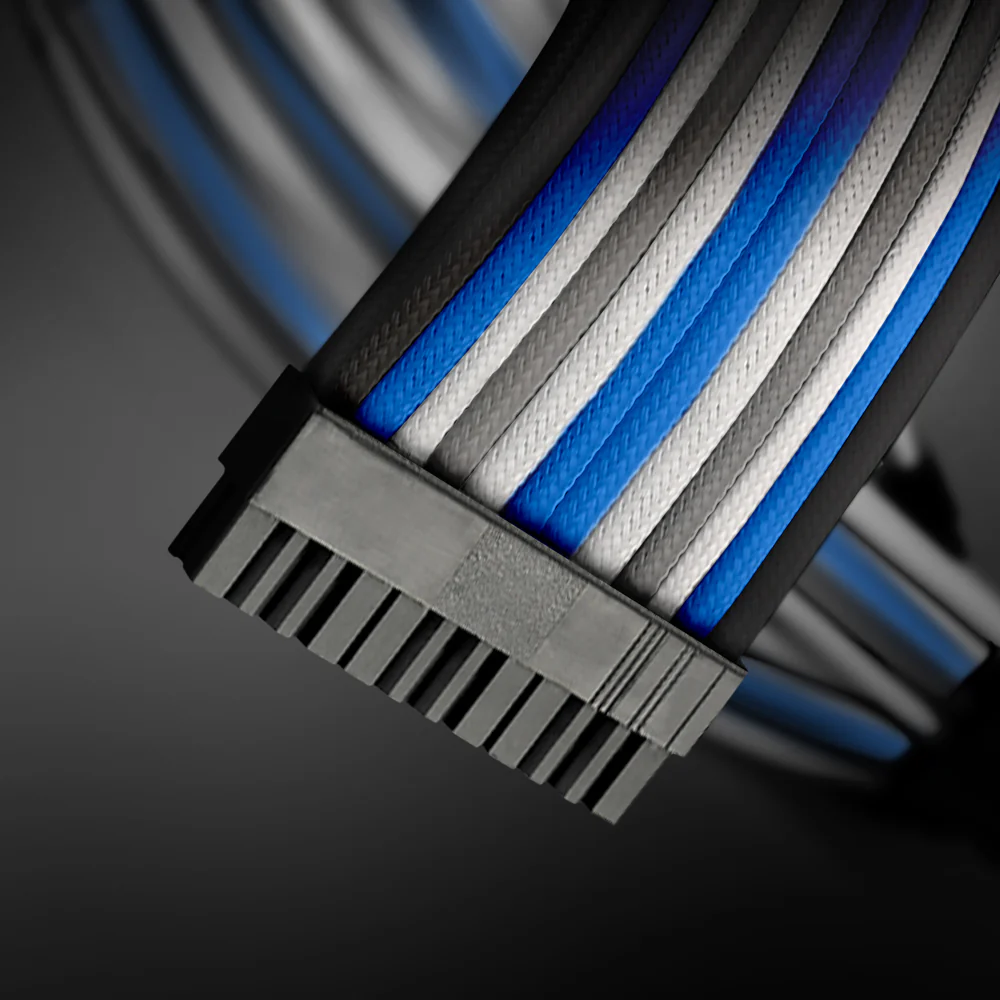 Sleeved Extension Cable Kit Blue/Grey - Image 3